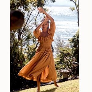 Free people Oasis midi dress Cathay spice